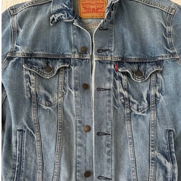Levi's Light Blue Denim Jacket - Picture 2 of 5